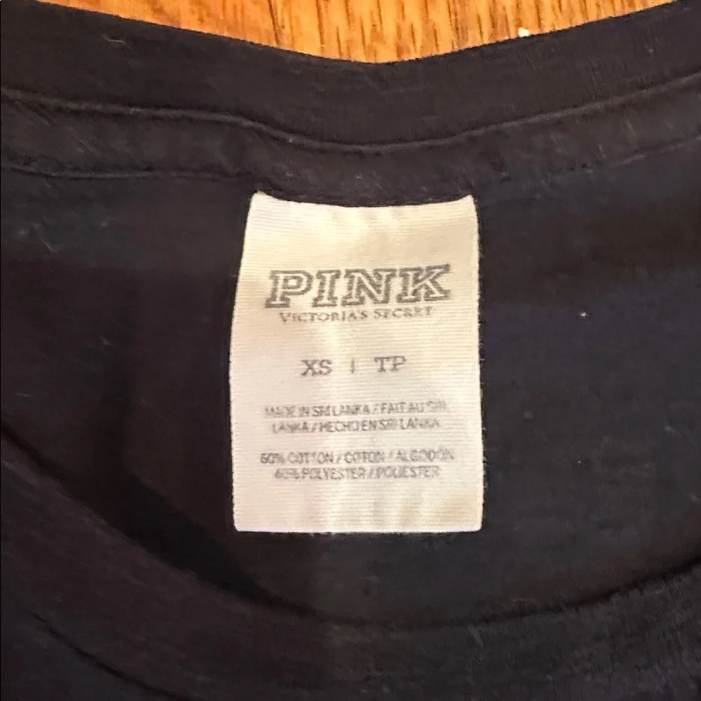 PINK Victoria's Secret Black Top - Picture 2 of 4